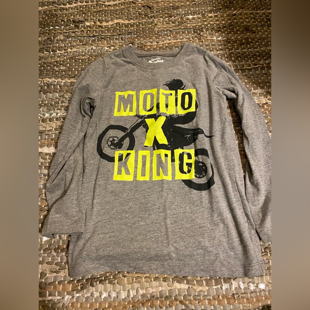 5/20🌻 Boys Moro X Long Sleeve Shirt- Oshkosh